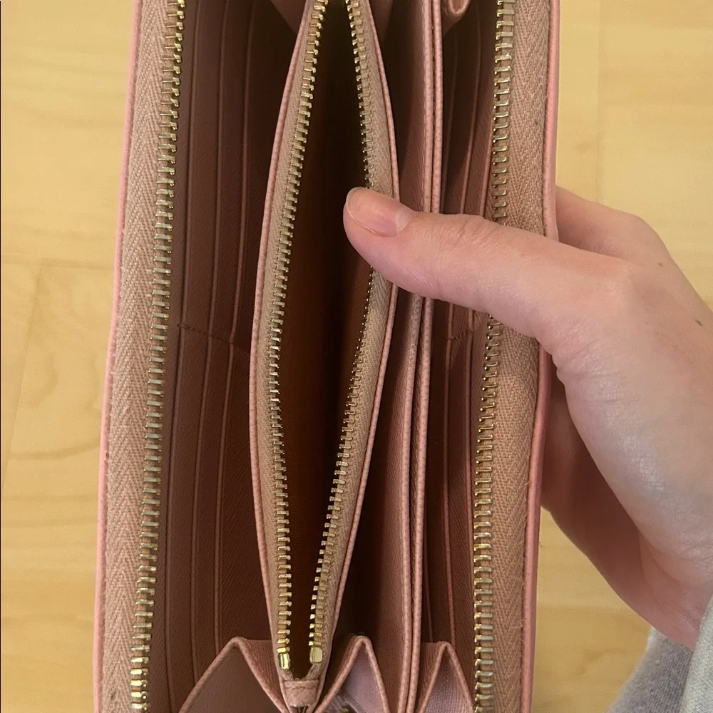 Prada Pink Zip-Around Wallet - Picture 5 of 6